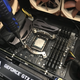 That’s the brace upon which the Noctua heatsinks rest. This part of installation was much easier than I was expecting.
